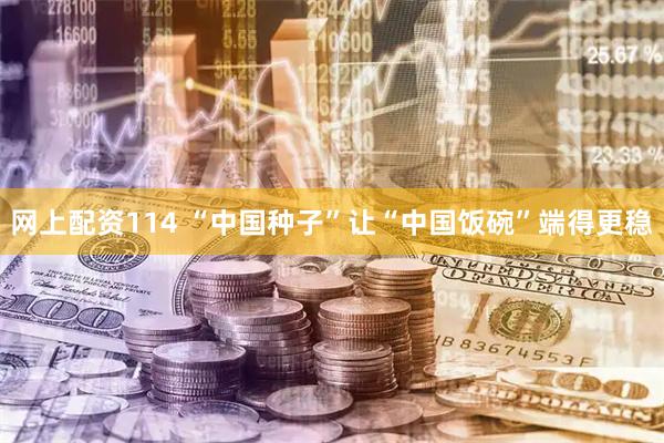 网上配资114 “中国种子”让“中国饭碗”端得更稳